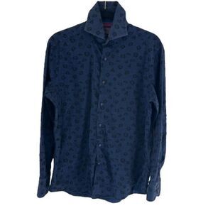 Hawes & Curtis Men's Cotton Dobby Relaxed Slim Fit Shirt Medium